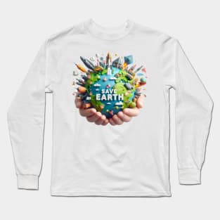 save earth Long Sleeve T-Shirt